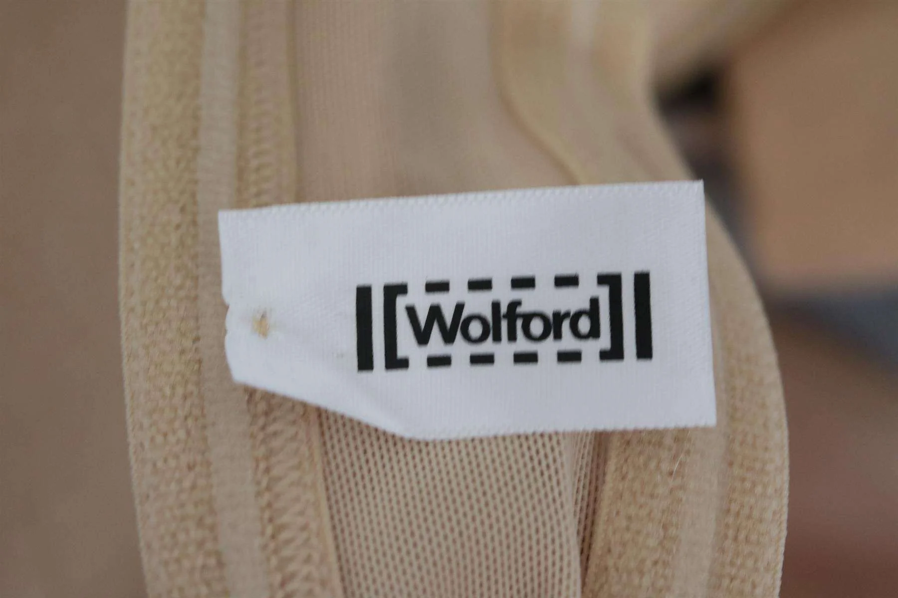 WOLFORD OPAQUE NATURAL LIGHT FORMING DRESS SMALL - Image 4