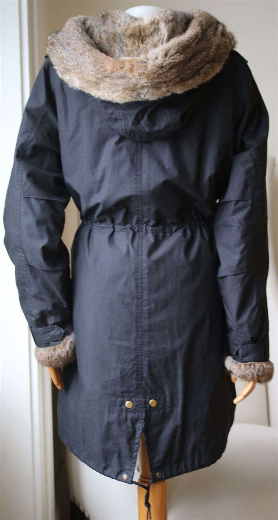 WOOLRICH LUXURY RABBIT FUR TRIMMED PARKA XLARGE - Image 3