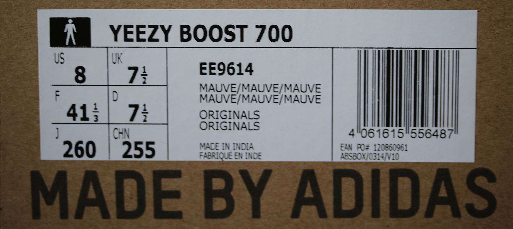 YEEZY ADIDAS BOOST 700 WAVE RUNNER SNEAKERS EU 41.5 UK 7.5 US 8 - Image 8
