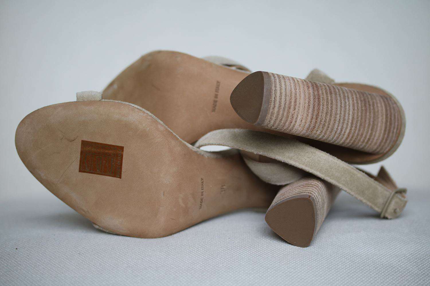 YEEZY SEASON 2 SUEDE BLOCK SANDALS EU 38 UK 5 US 8 - Image 5