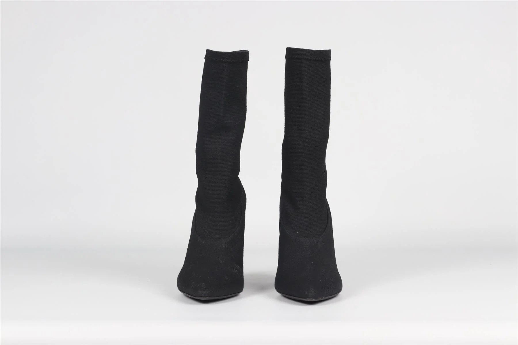 YEEZY SEASON 4 BLACK CANVAS ANKLE BOOTS EU 39 UK 6 US 9 - Image 3