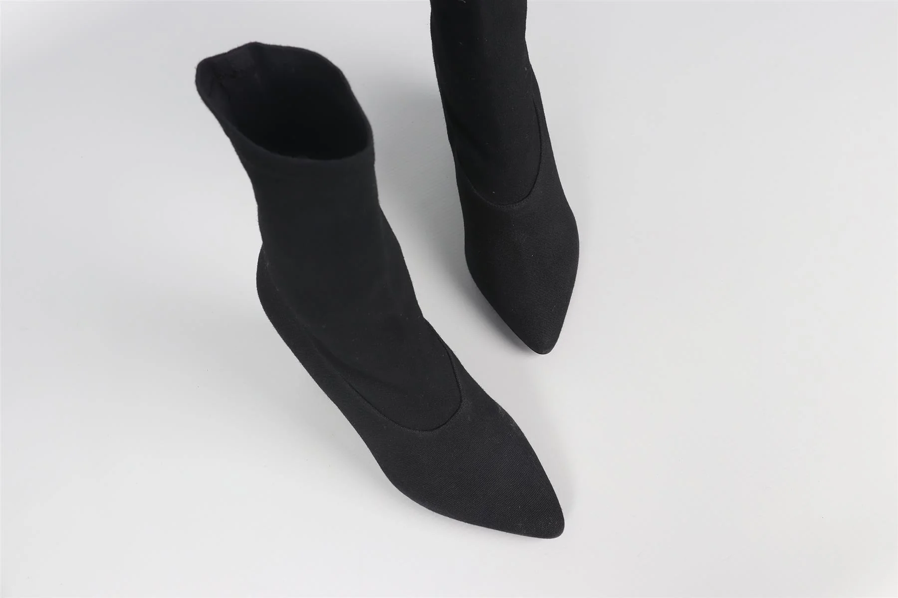 YEEZY SEASON 4 BLACK CANVAS ANKLE BOOTS EU 39 UK 6 US 9 - Image 4