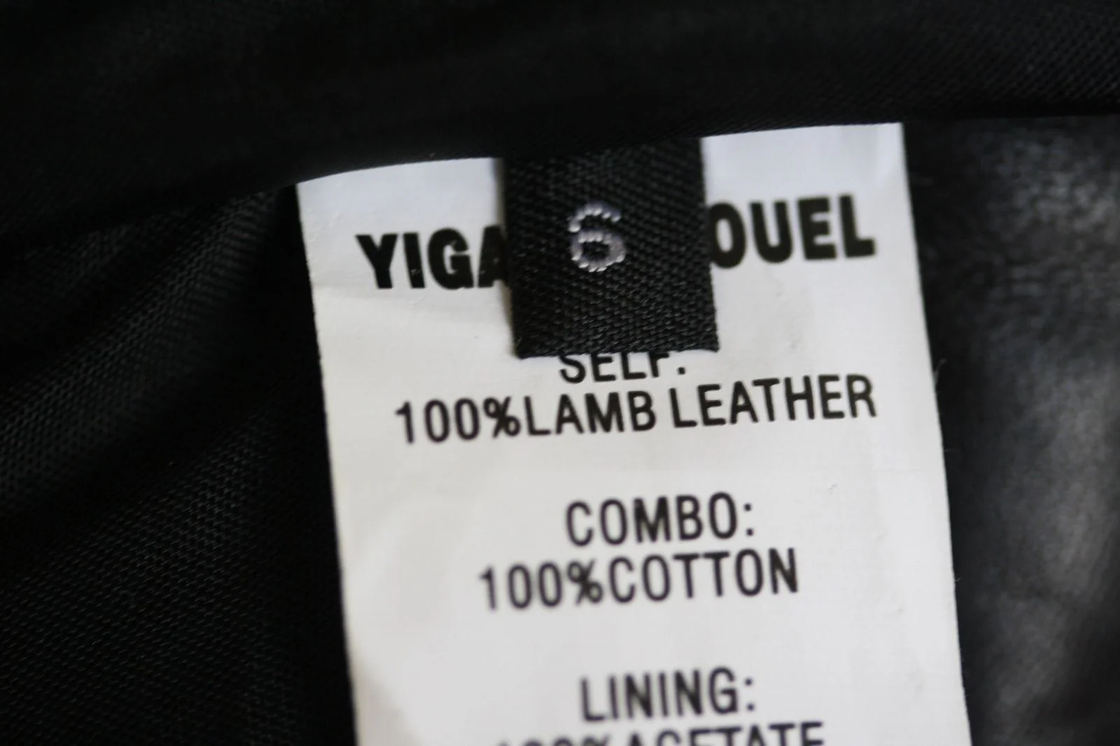 YIGAL AZROUEL DETACHABLE LEATHER SLEEVE SHEARLING JACKET US 6 UK 8 - Image 12