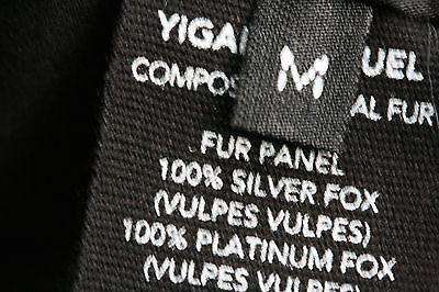 YIGAL AZROUEL LEATHER AND FOX FUR VEST GILET MEDIUM - Image 8