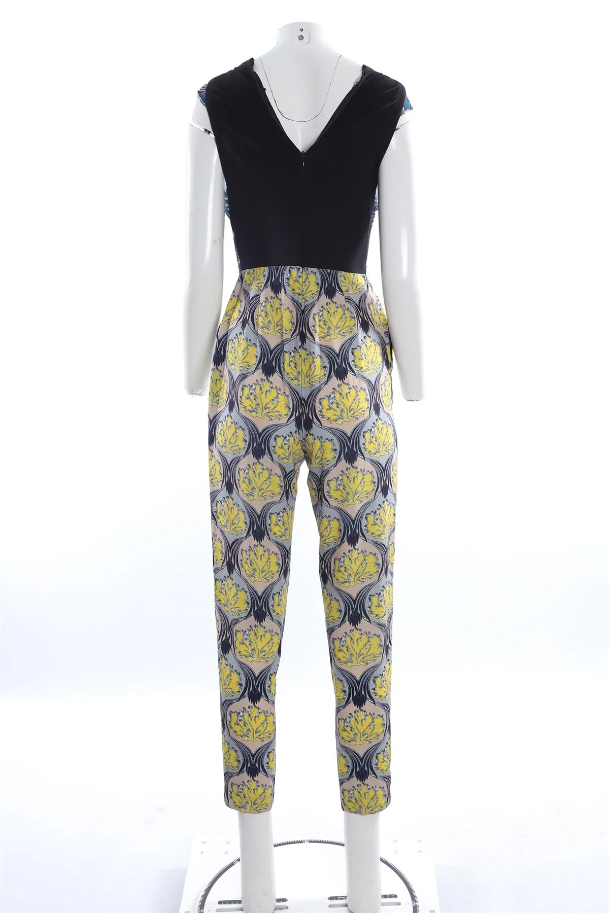 YIGAL AZROUEL MULTI CREPE JUMPSUIT UK 6 - Image 4