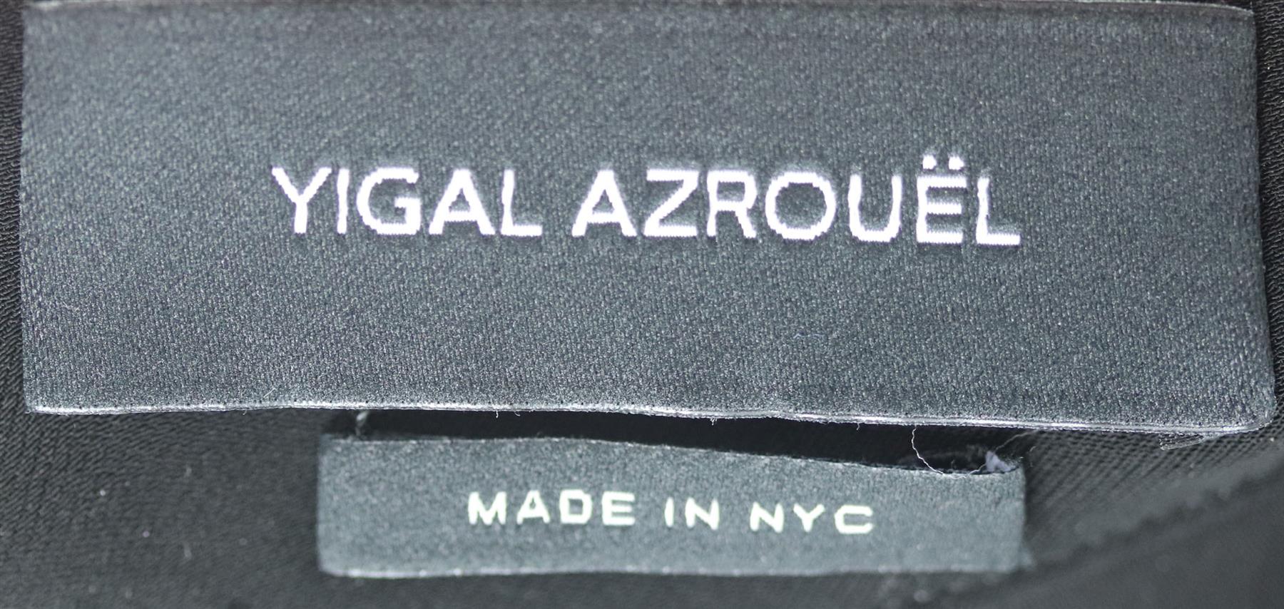 YIGAL AZROUEL WRAP EFFECT CREPE WIDE LEG PANTS US 10 UK 14 - Image 11