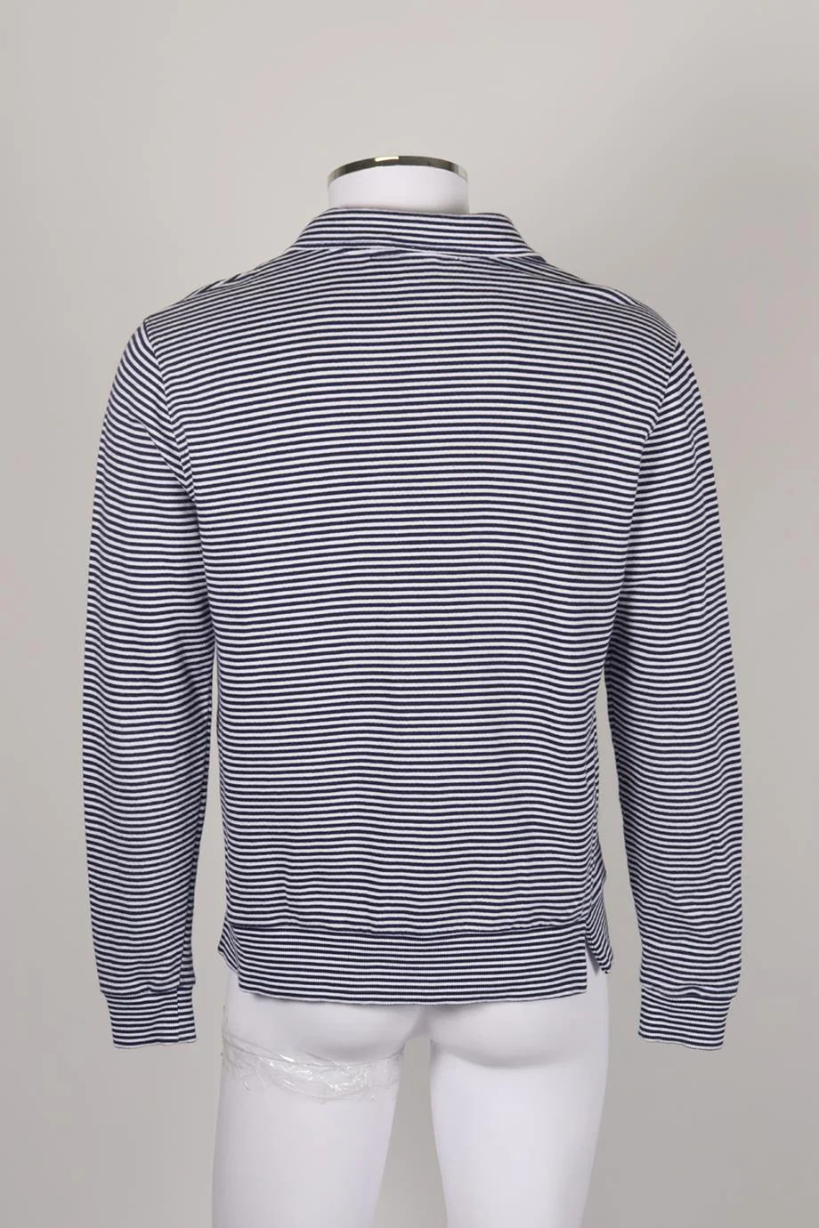 YMC MEN'S STRIPED COTTON SWEATSHIRT SMALL - Image 4