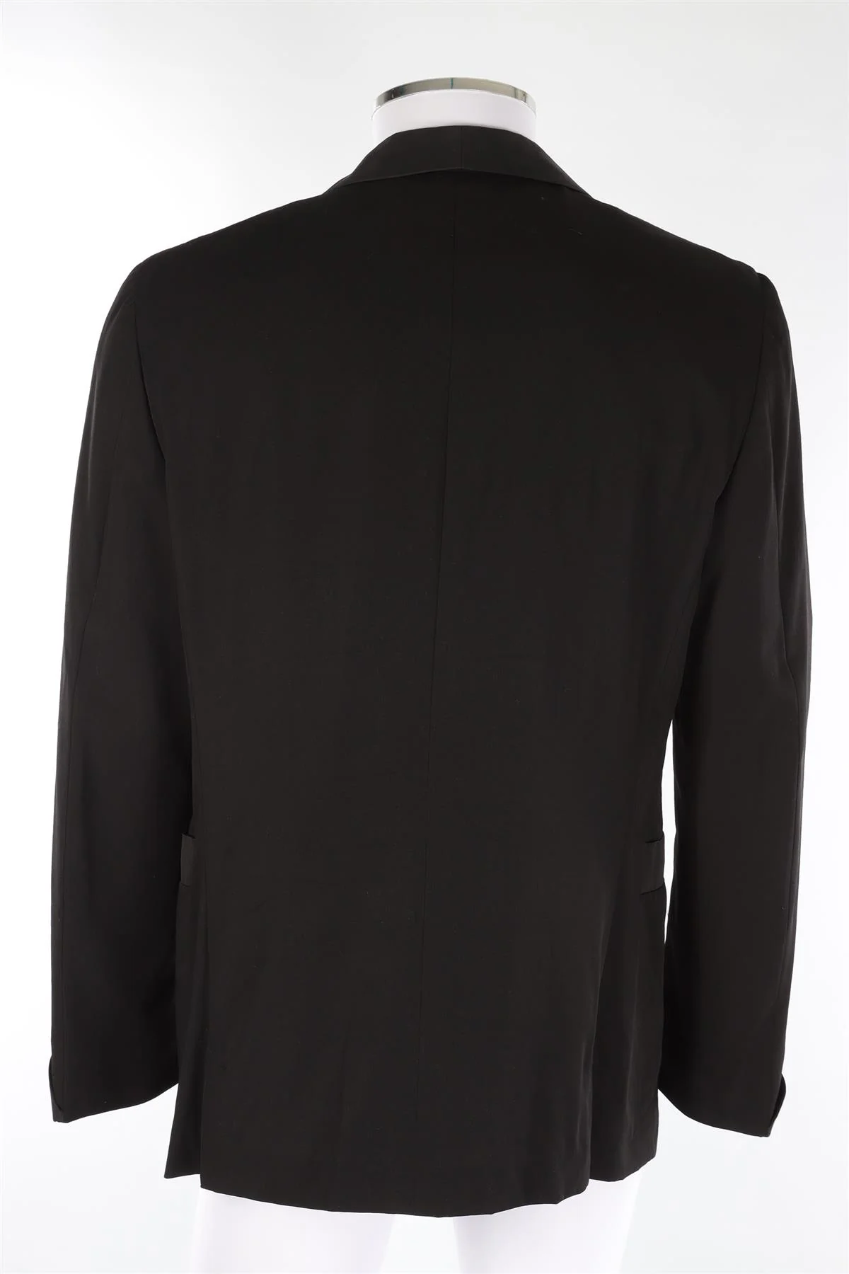 YVES SAINT LAURENT BLACK MEN'S SILK BLAZER IT 52 UK 42 - Image 4