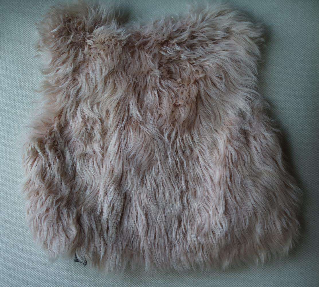 YVES SALOMON KIDS GIRLS SHEARLING FUR VEST 6 YEARS - Image 3