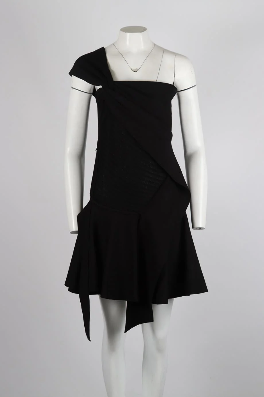 ZAC POSEN CREPE MINI DRESS MEDIUM - Image 2