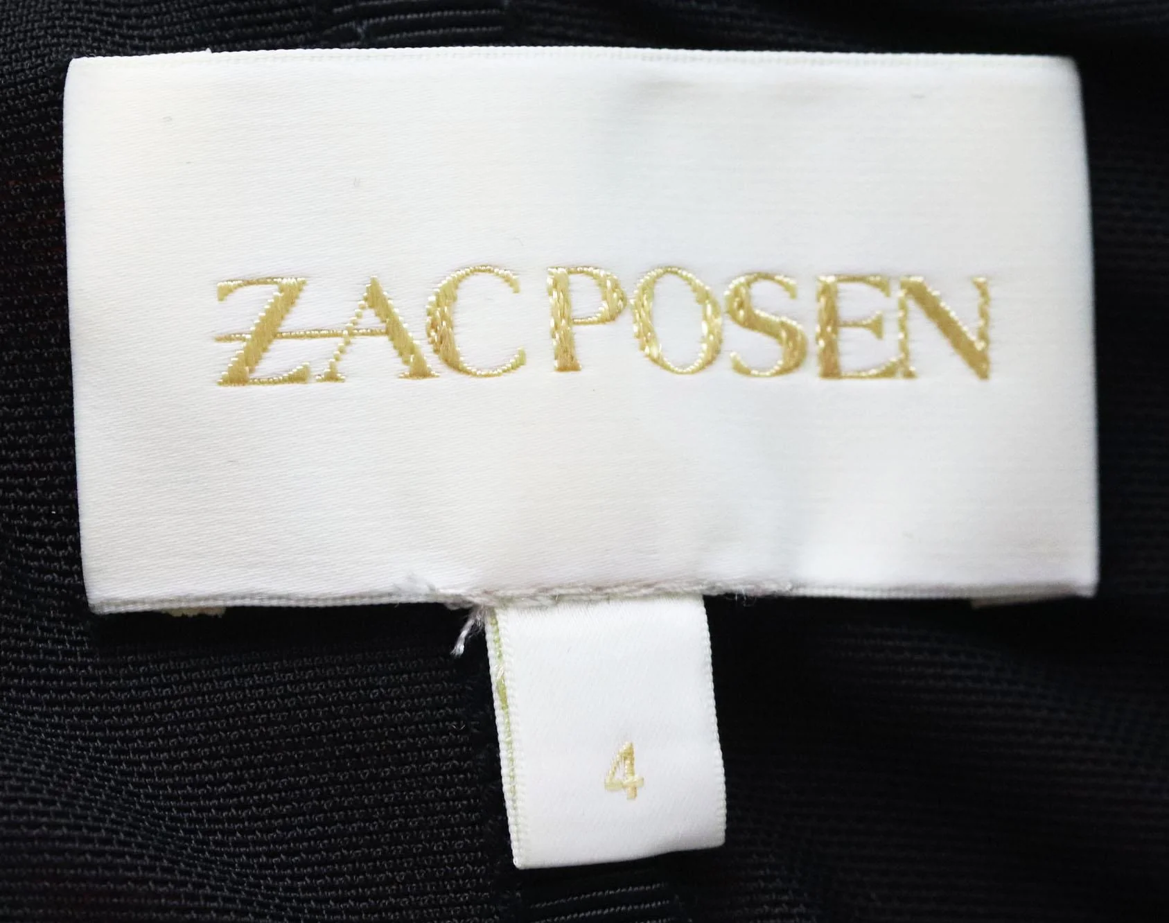 ZAC POSEN STRAPLESS STRETCH WOVEN MINI DRESS US 4 UK 8 - Image 5