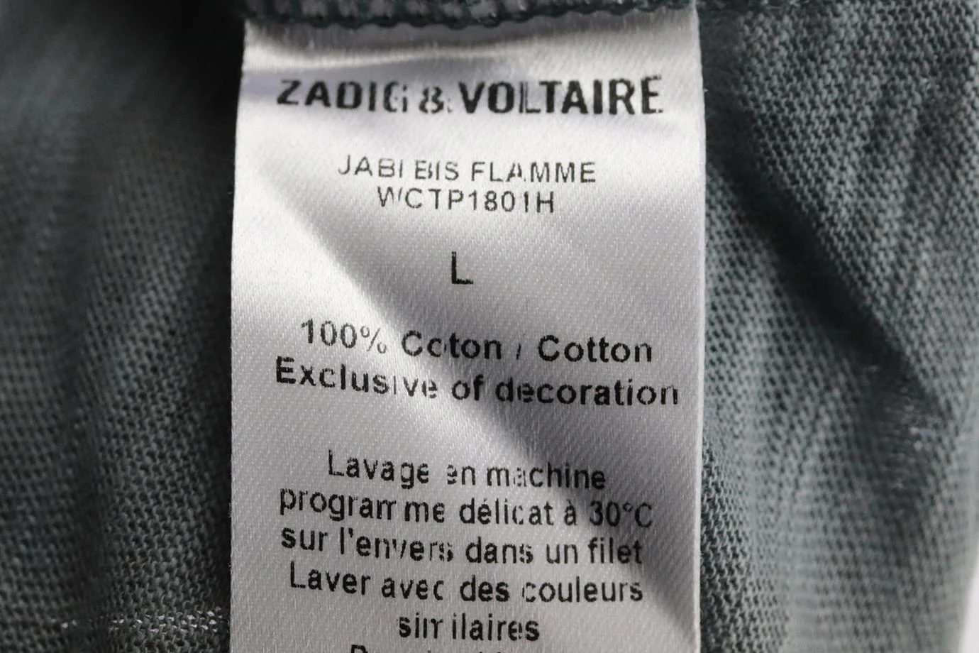 ZADIG AND VOLTAIRE PRINTED COTTON JERSEY TOP LARGE - Image 5