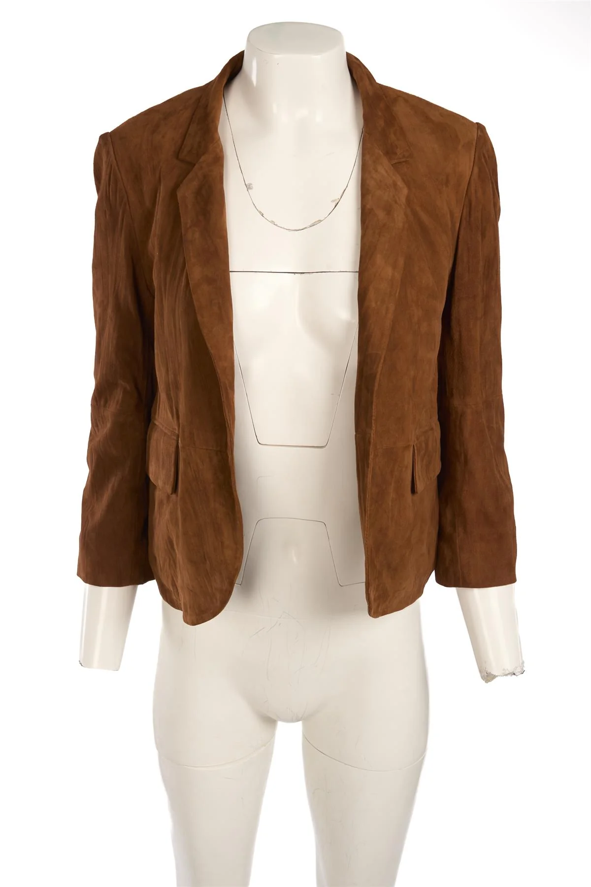 ZADIG & VOLTAIRE BROWN SUEDE BLAZER FR 36 UK 8 - Image 2