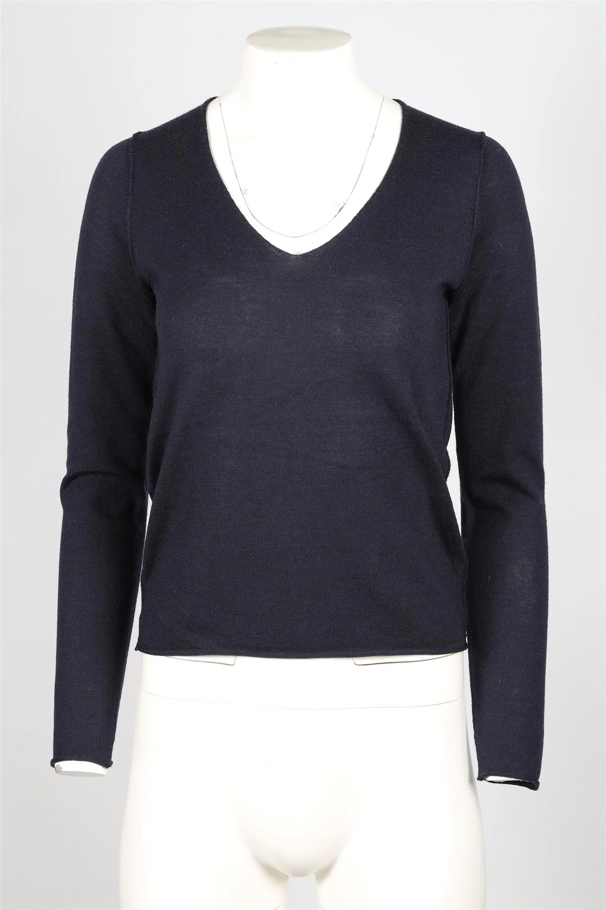 ZADIG & VOLTAIRE NAVY WOOL SWEATER XSMALL - Image 2