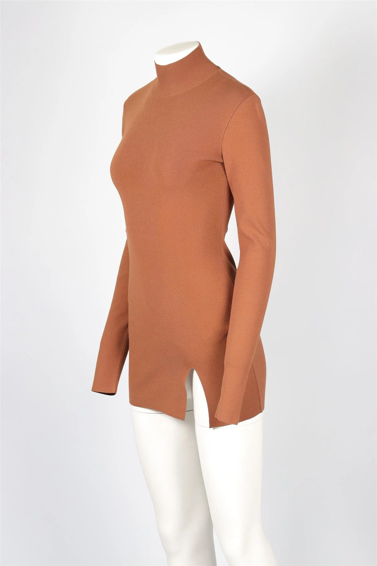 ZEYNEP ARCAY BROWN KNIT MINI DRESS UK 8 - Image 3