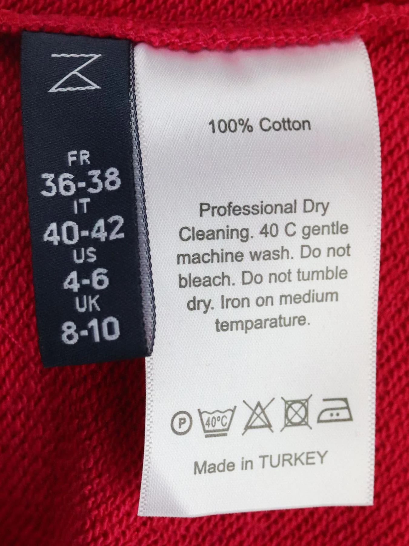 ZEYNEP ARCAY CROPPED COTTON TERRY HOODIE UK 8/10 - Image 6