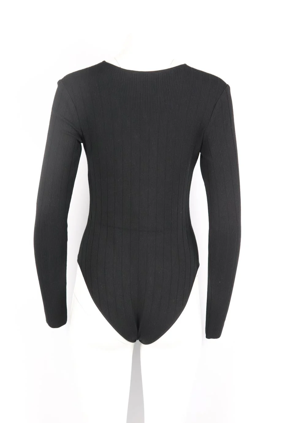 ZEYNEP ARCAY CUTOUT RIBBED STRETCH KNIT BODYSUIT US 4 UK 8 - Image 4