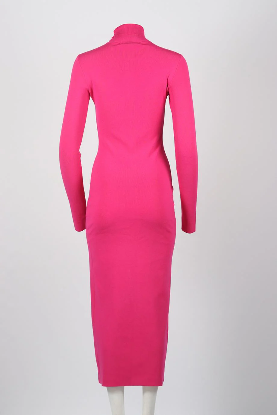 ZEYNEP ARCAY STRETCH KNIT TURTLENECK MIDI DRESS FR 32 UK 4 - Image 4