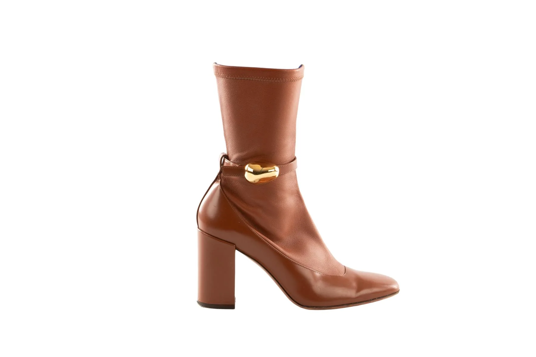 ZIMMERMANN BROWN LEATHER ANKLE BOOTS EU 39 - Image 2