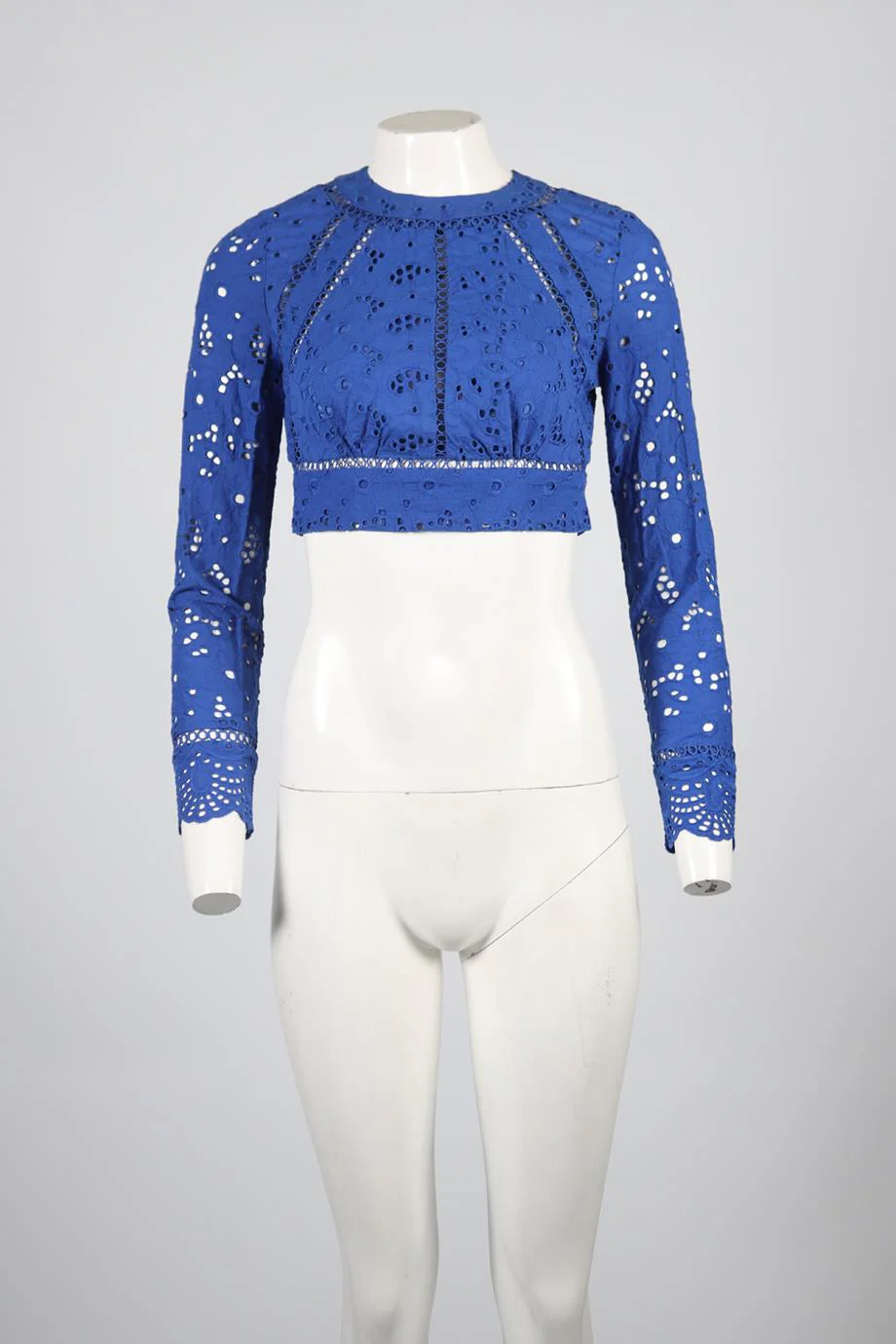 ZIMMERMANN CROPPED COTTON TOP UK 8 - Image 2