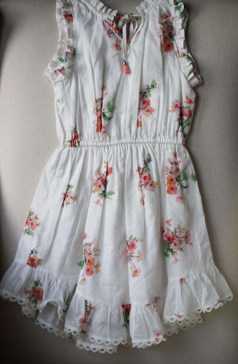 ZIMMERMANN KIDS GIRLS HEATHER FLIP COTTON DRESS 6 YEARS - Image 2