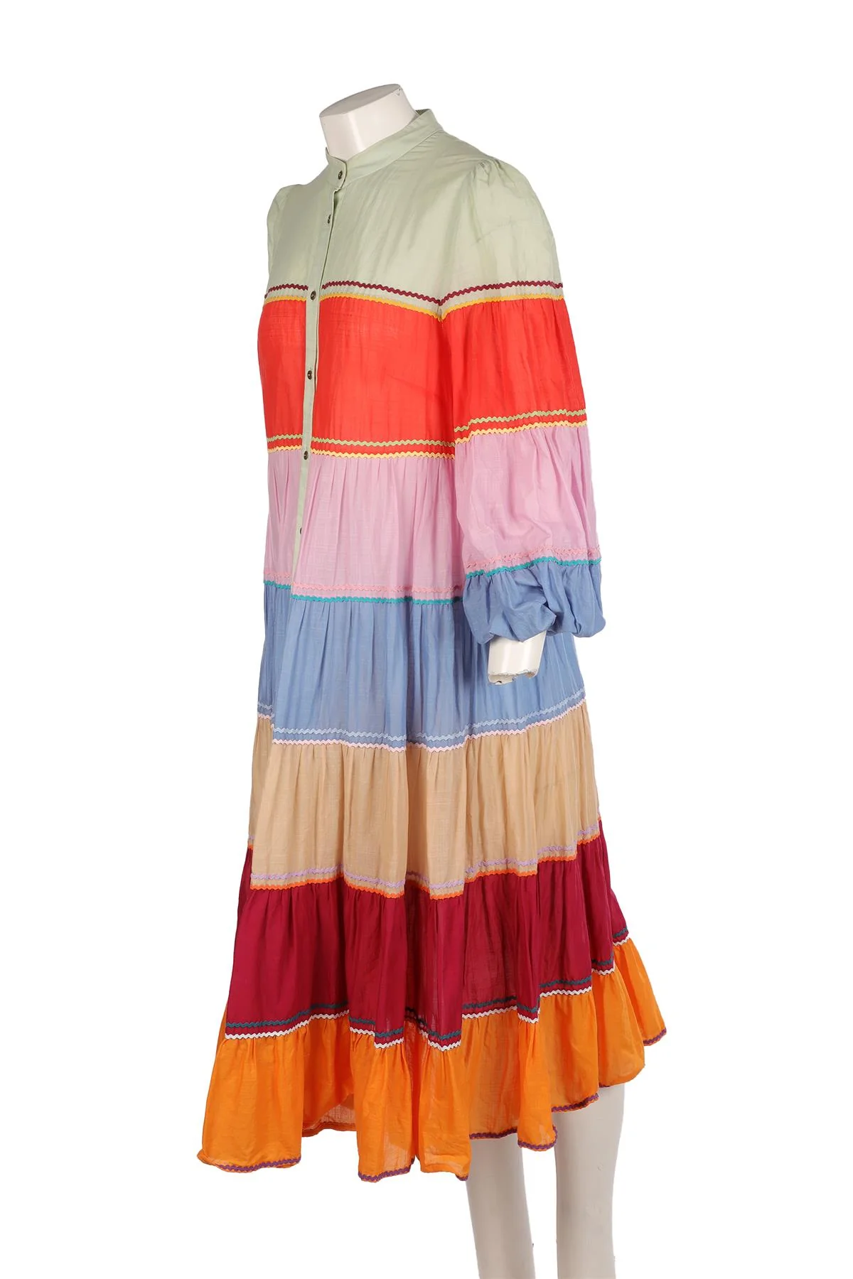 ZIMMERMANN MULTI COTTON MAXI DRESS 3 - Image 3