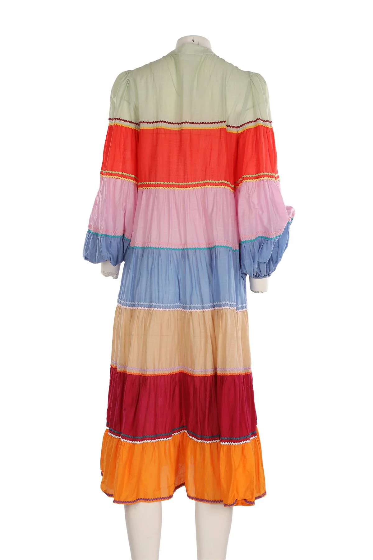 ZIMMERMANN MULTI COTTON MAXI DRESS 3 - Image 4