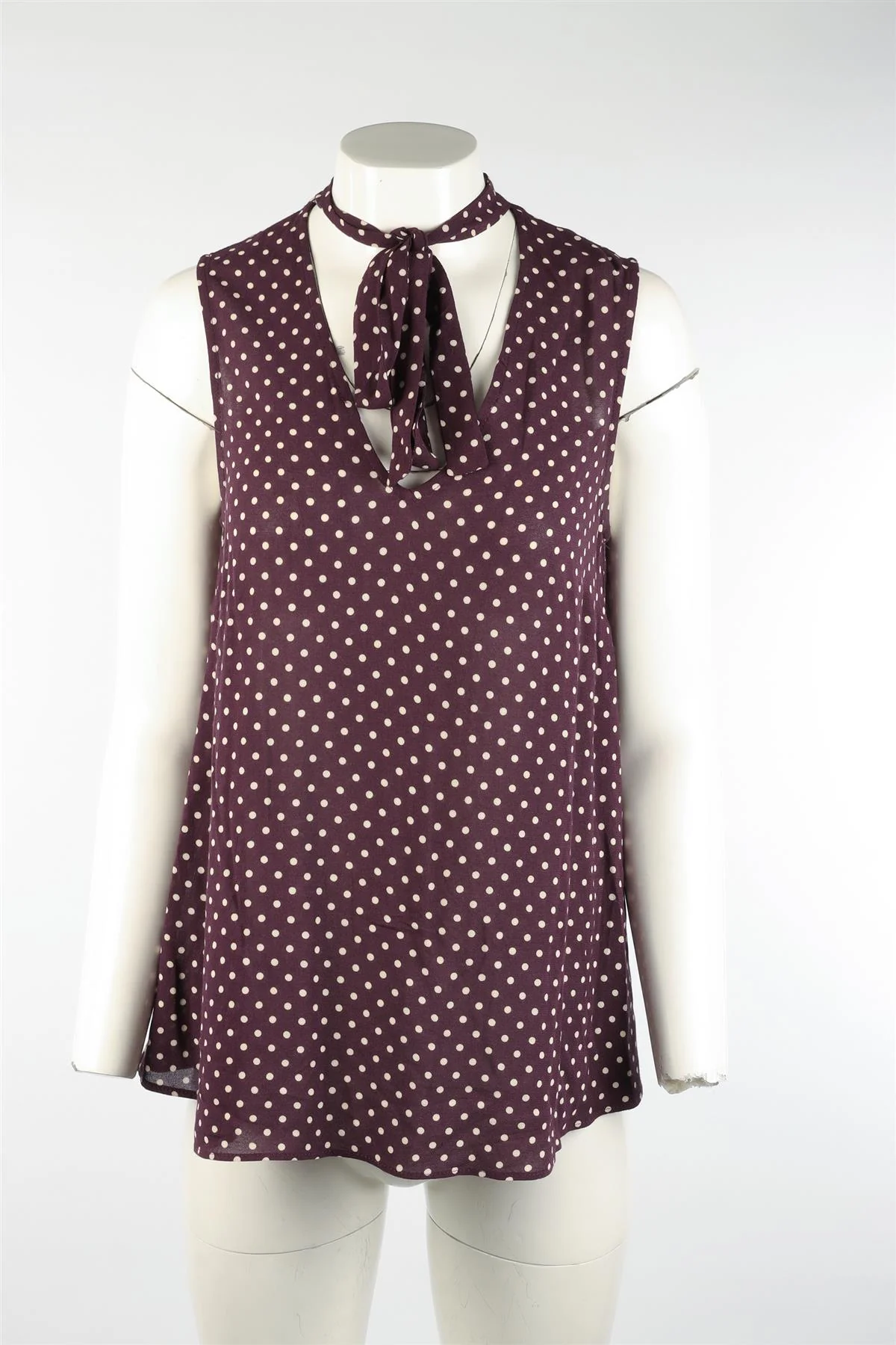 ZIMMERMANN PURPLE CREPE TOP UK 8 - Image 2