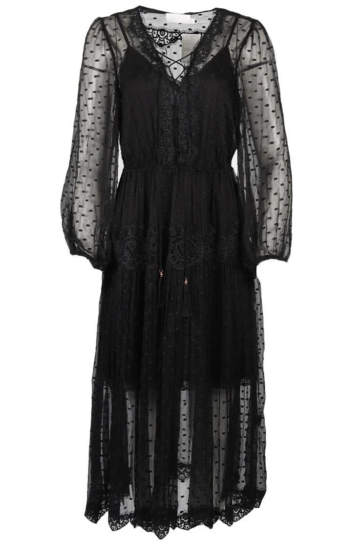 ZIMMERMANN SILK MIDI DRESS UK 12