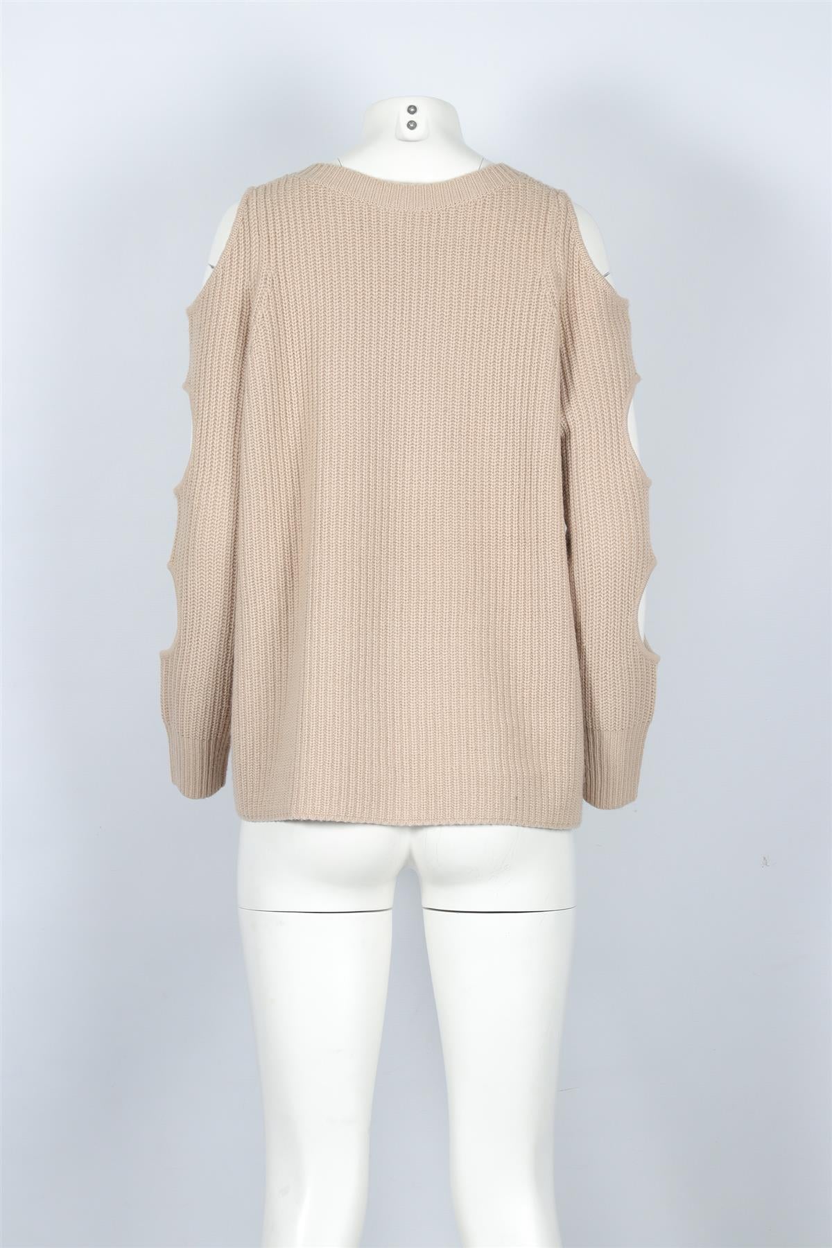 ZOE JORDAN BEIGE CASHMERE SWEATER MEDIUM-LARGE - Image 4