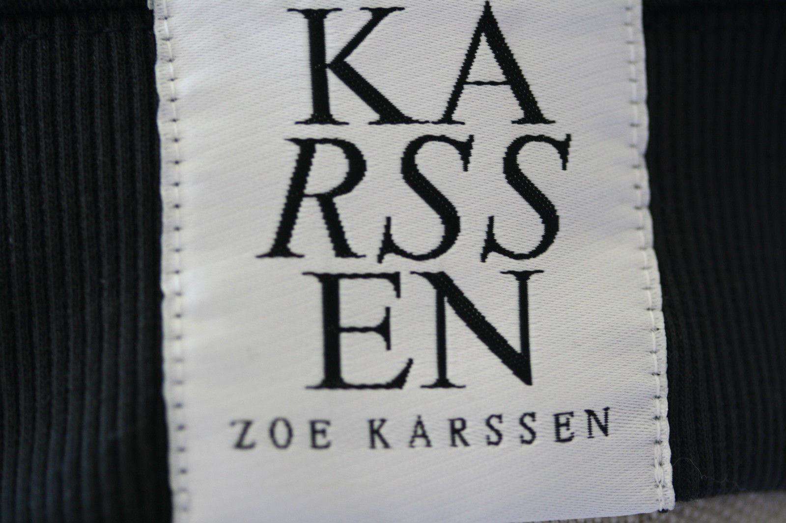 ZOE KARSSEN BASIC BLACK TE HOODIE SMALL - Image 3