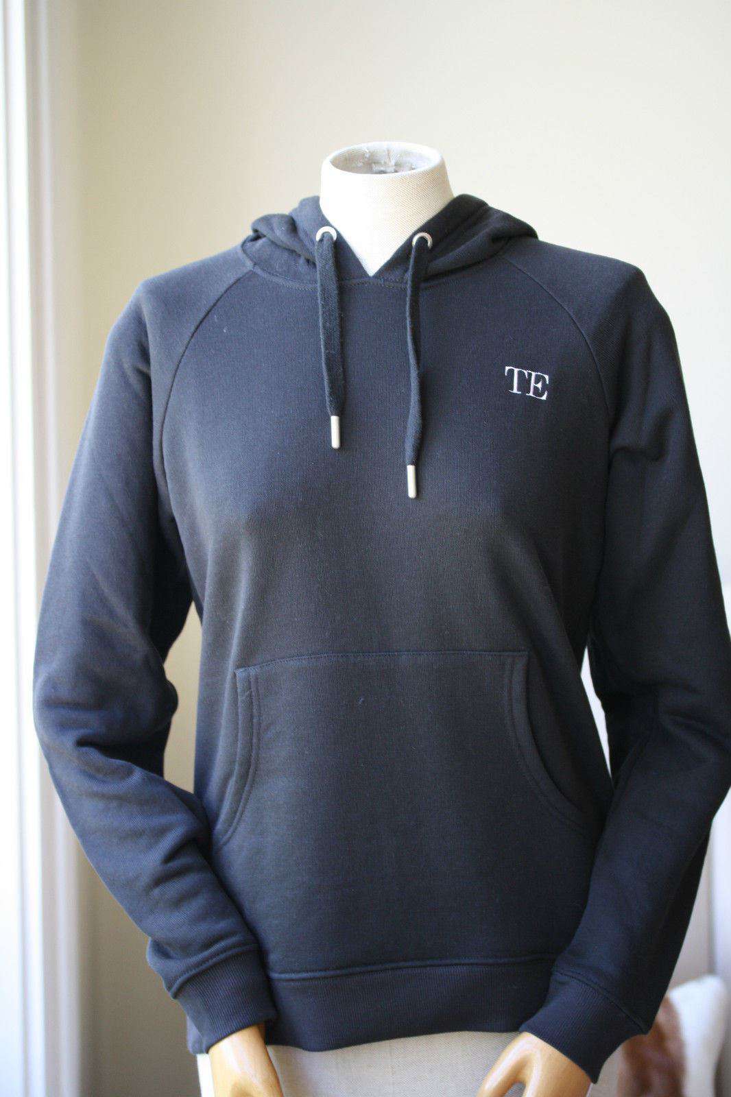 ZOE KARSSEN BASIC BLACK TE HOODIE SMALL - Image 9